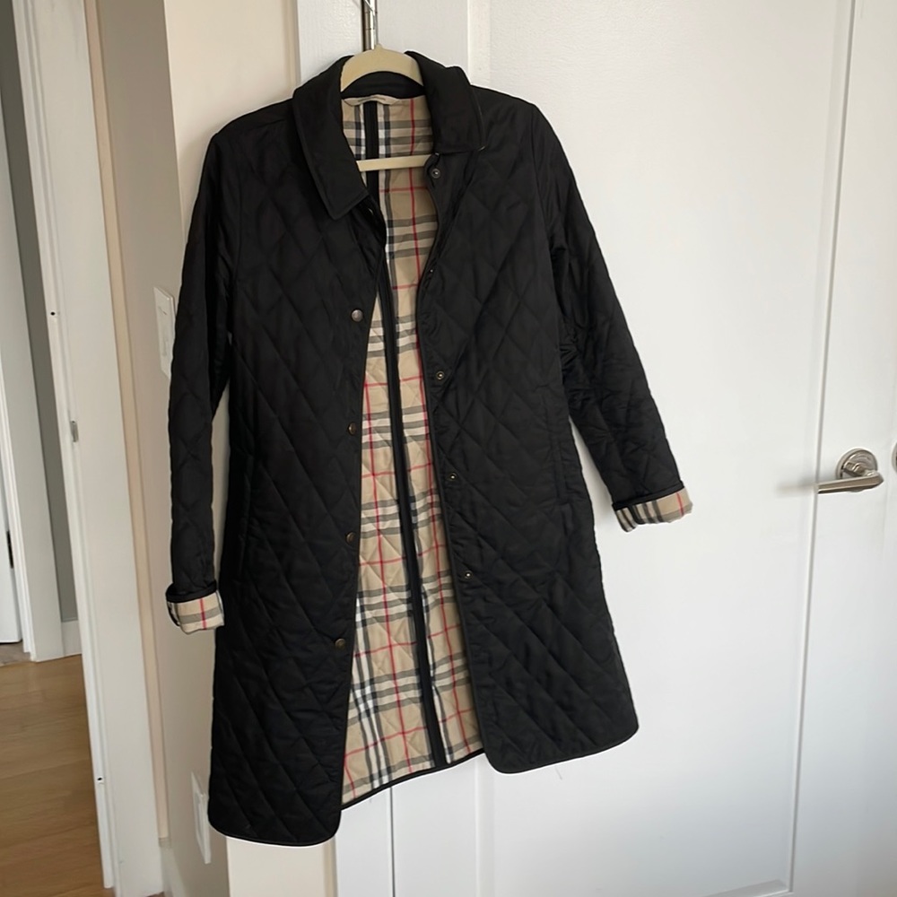 Burberry Long Quilted Coat